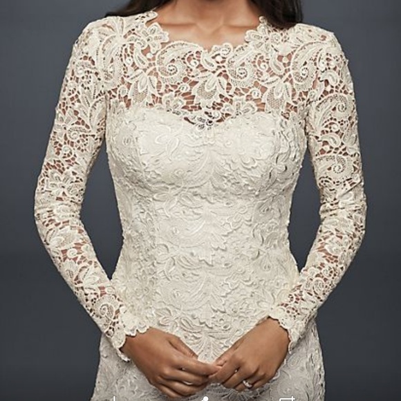 melissa sweet long sleeve wedding dress